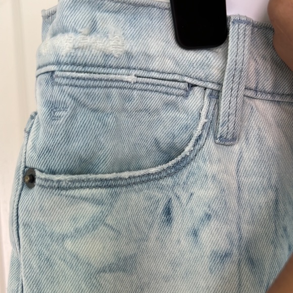 NWT Frame Straight Leg High Rise Jeans Tie Dye - Picture 3 of 5